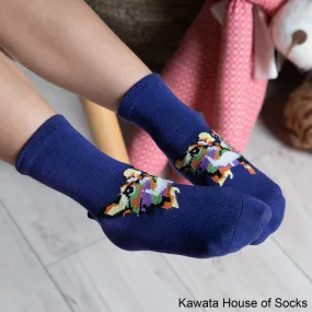 Anti-Slip Quarter Artistic Cat Socks