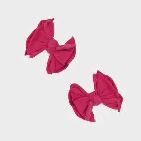 Baby Bling 2PK Baby Fab Clip: Cranberry