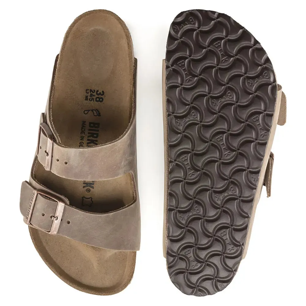 Birkenstock Arizona Oiled Leather Sandals - Tobacco - 352201