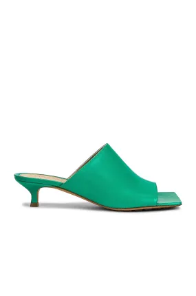 Bottega Veneta Stretchs Mules in Acid Turquoise