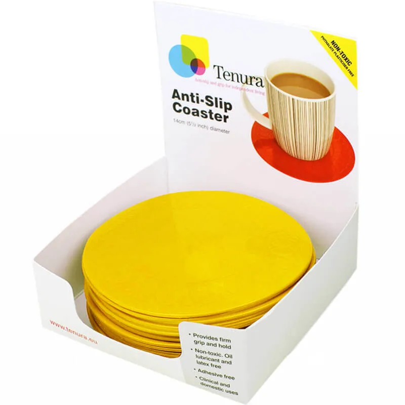 Circular Tenura Anti-Slip Coasters