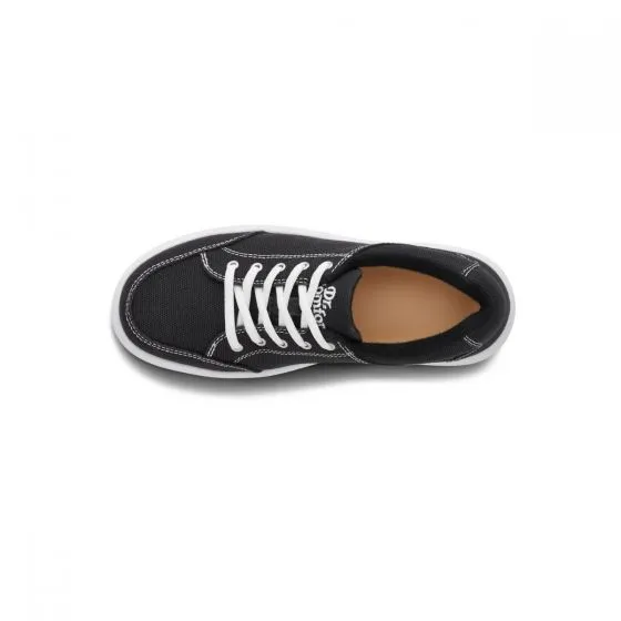 Dr. Comfort Women's Casual Diabetic Sneaker - Riley - Midnight BW