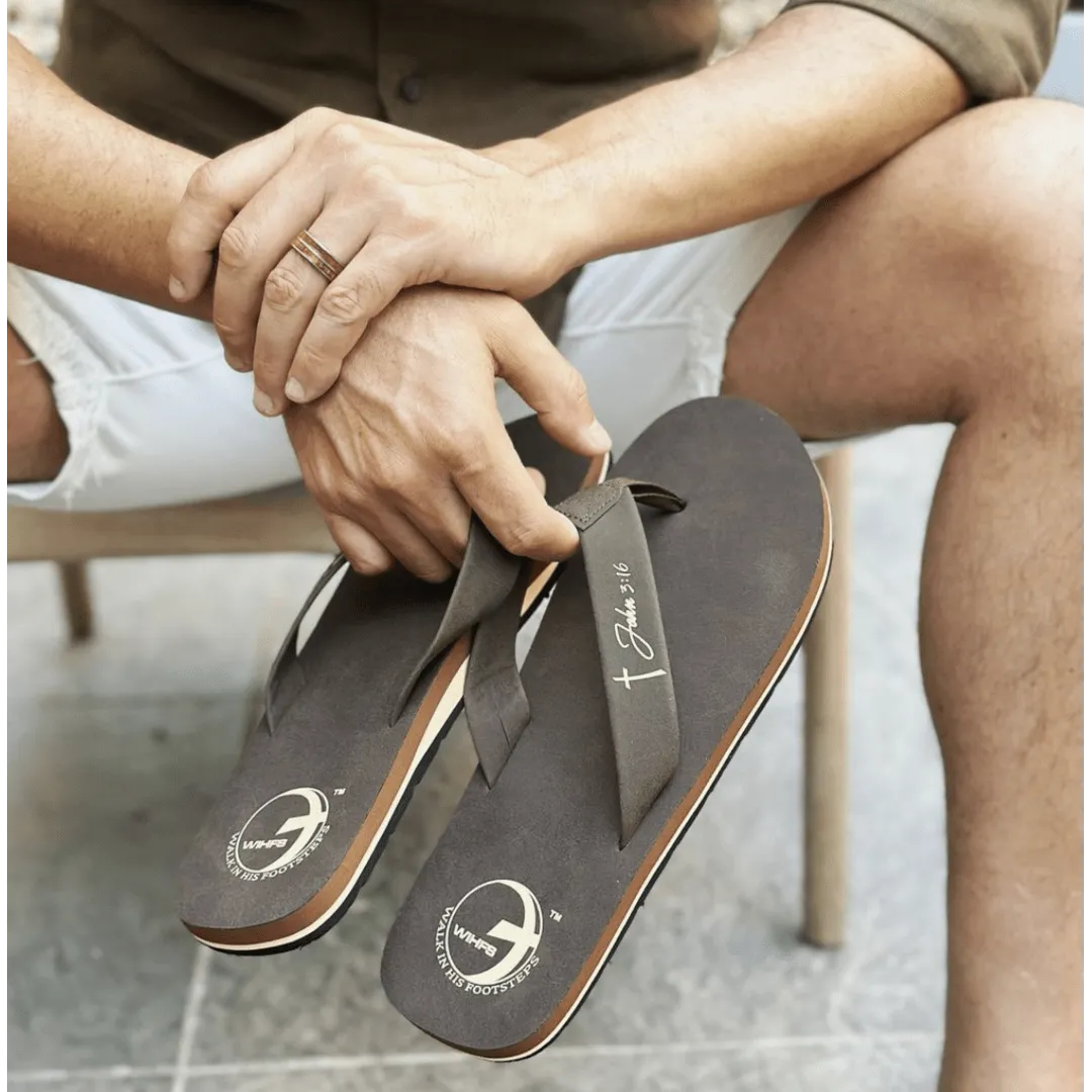 MEN's - Christian Footwear - Cross Bottom Sandals