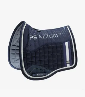 PEI Azzure Anti-Slip Satin Dressage Pad (Navy)