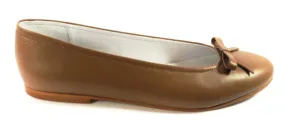 Shawn & Jeffery Cuero Tan Leather Flats