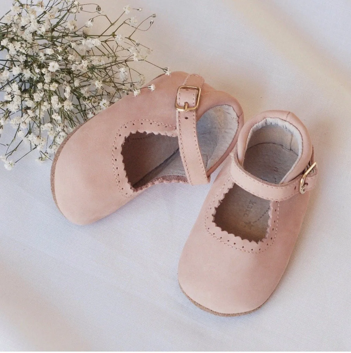 z Baby Mary Jane Shoes Eleanor Boots - Blush